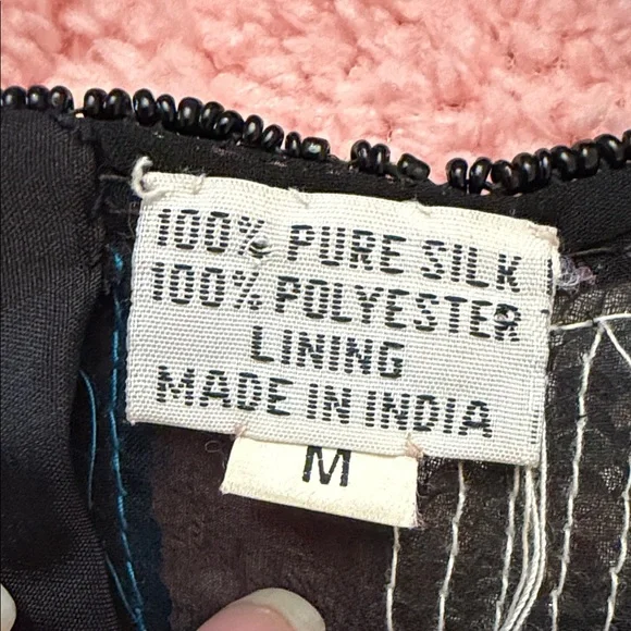 Multicolor Vintage Sequin Sleeveless Blouse - Picture 10 of 13